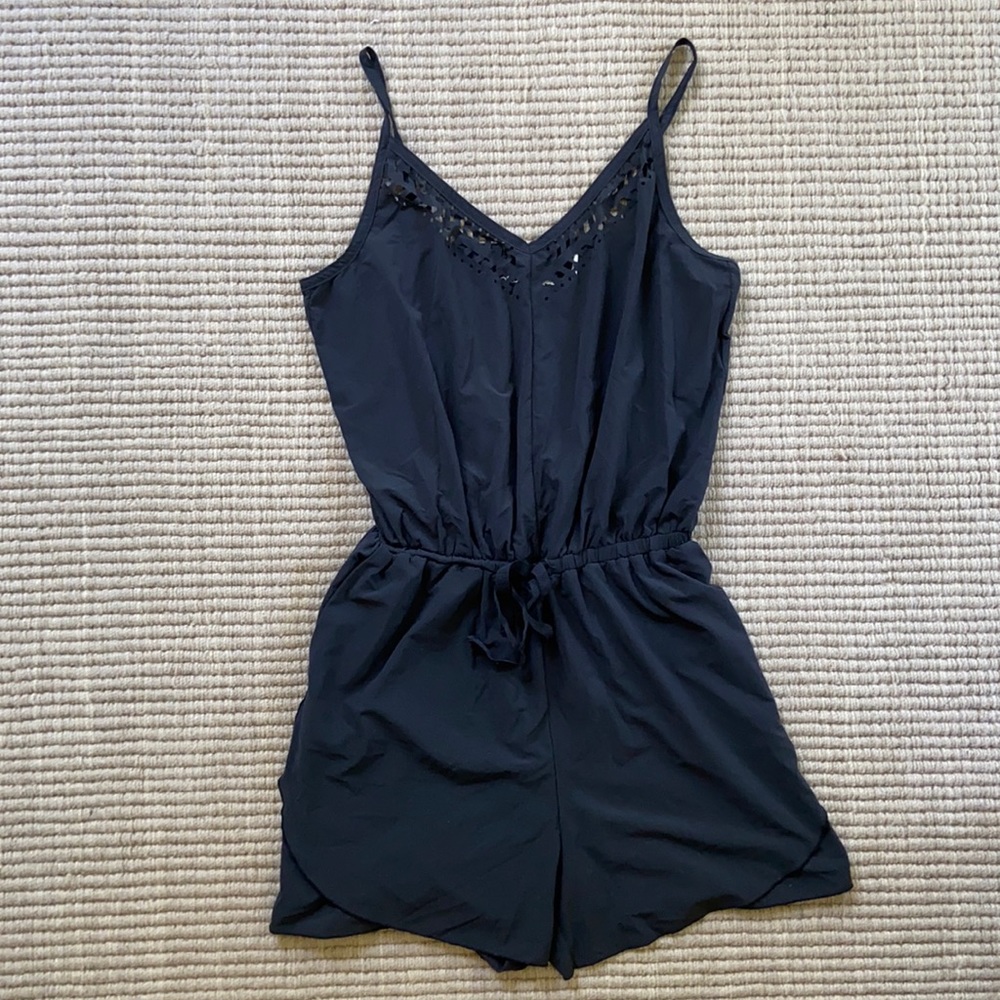 Toad and Co black romper